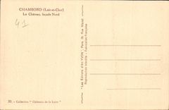 CPA Chambord Loir et Cher le Chateau facade nord 