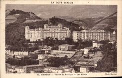 CPA La Cote d'Azur Menton Vallee du Borrigo les hotels 