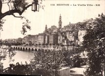 CPA Menton la Vieille Ville 