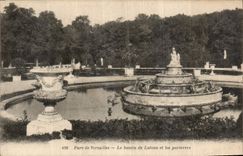 CPA Parc de Versailles le Bassin de Latone et les parterres 