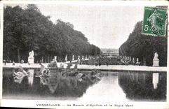 CPA Versailles le Bassin d'Apollon et le Tapis Vert 