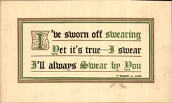 CPA I've sworm off swearing