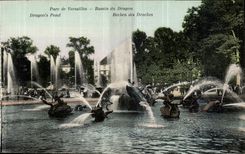 CPA Parc de Versailles Bassin du Dragon 