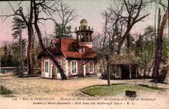 CPA Parc de Versailles Hameau de Marie Antoinette la Laiterie et la tour de Malborough 