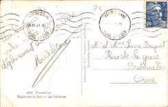 CPA Versailles facade sur le Parc les Parterres 