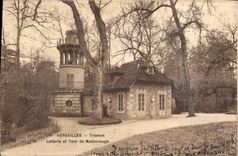 CPA Versailles Trianon Laiterie et Tour de Malborough 