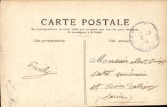 CPA Versailles Cour Royale et Statue de Louis XIV 