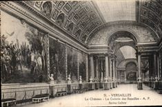 CPA Versailles Le Chateau La Galerie des Batailles 