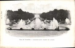 CPA Palais de Versailles grandes eaux bassin de latone 