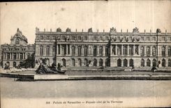 CPA Palais de Versailles facade cote de la Terrasse 