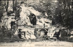 CPA Versailles les Rochers a Trianon 