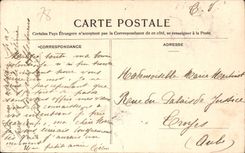 CPA Versailles Le Chateau Pavillon de Gabriel Statue de Louis XIV 