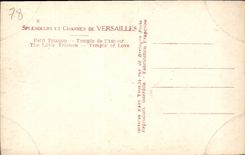 CPA Splendeurs et Charmes de Versailles Petit Trianon Temple de l'Amour 
