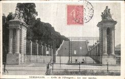 CPA Versailles Grille de l'Orangerie Les cent marches 