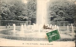 CPA Parc de Versailles Bassin de l'Encelade 