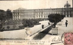 CPA Chateau de Versailles l'Aile et le Porterre du Nord 