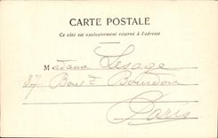 CPA Versailles facade sur les Jardins 