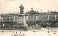 CPA Nancy Statue et Place Stanislas Hotel de Ville 