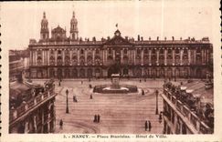 CPA Nancy Place Stanislas Hotel de Ville