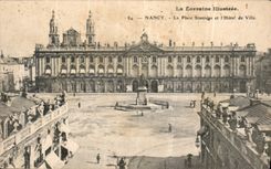 CPA La Lorraine Illustree Nancy la Place Stanislas et l'Hotel de Ville 