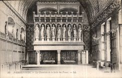 CPA Pierrefonds La Cheminee de la Salle des Preux 