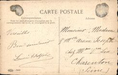 CPA Versailles Le Palais Galerie des glaces 