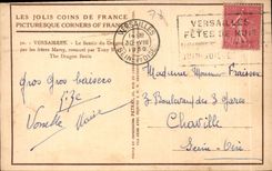 CPA Versailles Le Bassin du Dragon par les freres Marsy restaure par Tony 