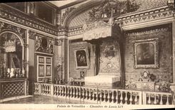CPA Palais Versailles Chambre de Louis XIV 