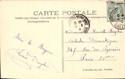 CPA Palais Versailles Chambre de Louis XIV 