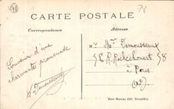 CPA Facade du Palais de Versailles 