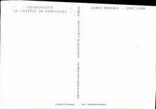 CPM Ile de France Le Chateau de Versailles 