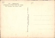 CPM Versailles L'Orangerie et Piece d'eau des Suisses 