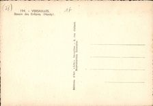 CPM Versailles Bassin des Enfants Hardy 