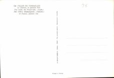 CPM Palais de Versailles Le Chateau le parterre Sud 