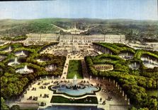 CPM Versailles Vue generale du Parc et du Chateau Un Paysage ou se resument la Culture et l'Art du G