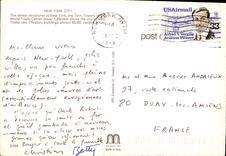 CPM New York City The tallest structures in New York the Twin Towers of the World Trade Center 