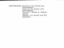 CPM Amsterdam Vue sur l'Amstel et Keizers gracht 