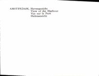 CPM Amsterdam Vue sur le Port 