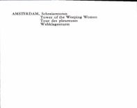 CPM Amsterdam Tour des pleureuses 