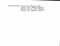 CPM Amsterdam Amstel avec le Pont Maiger 