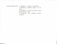 CPM Amsterdam 't Kolkje le plus ancien quartier de la ville 