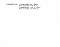 CPM Amsterdam Nieumarkt avec le Waag 