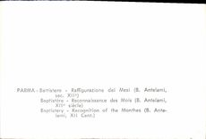CPA Parma Baptistere Reconnaissance des Mois 