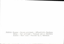 CPM Parma Nef principal Fresques par L Gambara 