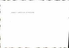 CPM Nimes Jardin de la Fontaine 