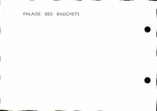 CPM Falaise des Bauchets 