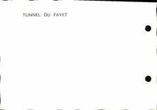 CPM Tunnel du Fayet 