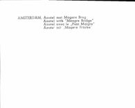 CPM Amsterdam Amstel avec le Pont Maigre 