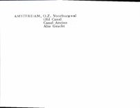 CPM Amsterdam Canal Ancien 