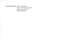 CPM Amsterdam vue sur le Port 